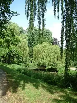 De Dommel stroomt door het plantsoen