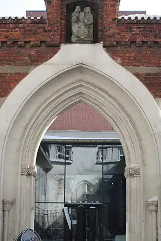 Ingangsportaal van de Kunsthalle