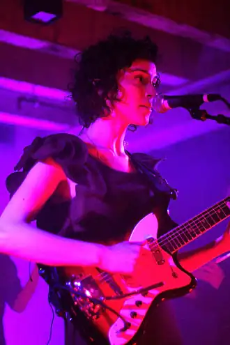 Annie Clark in 2010