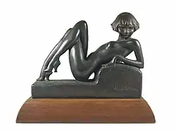 Liggend naakt (boekensteun)