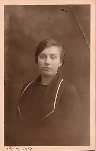 Annie Post in 1923
