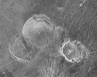 Radarbeeld van de ruimtesonde Magellan