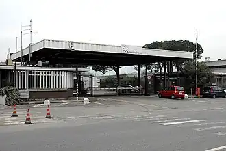 Poort AnsaldoBreda in Pistoia