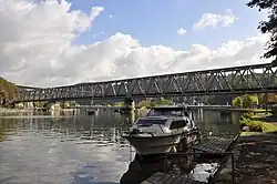 De brug gezien van uit het zuiden