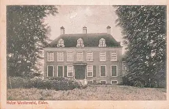 Huize Westerveld omstreeks 1910