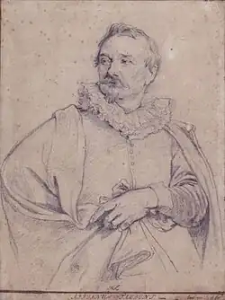 Portret van Adriaen van Stalbemt door Antoon van Dyck