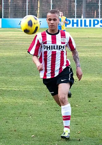 Van den Hurk in 2011 als speler van PSV