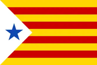 Estelada met blauwe ster