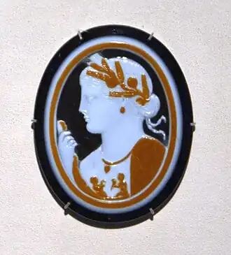 Camee met waarschijnlijk Livilla afgebeeld Altes Museum