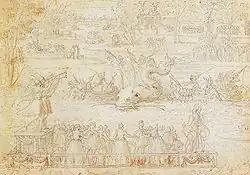 Antoine Caron: Fête nautique sur l'Adour