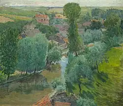 Zicht op Okoř, ca. 1900