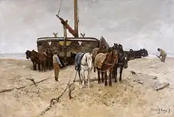 Bomschuit op het strand, 1882, Kunstmuseum Den Haag