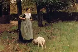 Vrouw met geitje, 1878-1888, Kunstmuseum Den Haag