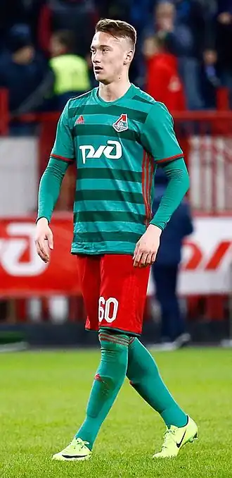 Mirantsjoek in 2017 als speler van Lokomotiv Moskou