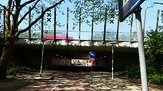 Anton Waldorpbrug met Andreaskruizen (mei 2018)