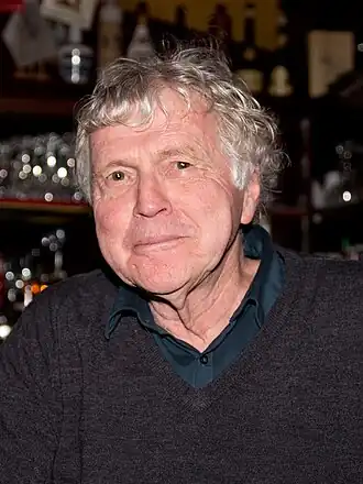 Van Hooff bij het Vrijdenkerscafé Utrecht, maart 2015.