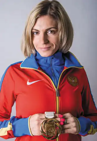 Antonina Krivosjapka in 2013