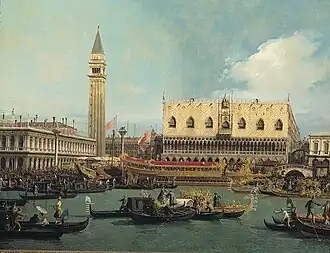 Dogepaleis, Venetië (ca. 1740) Antonio Canal