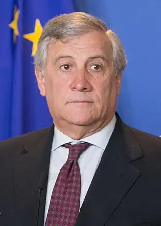 Tajani in 2017