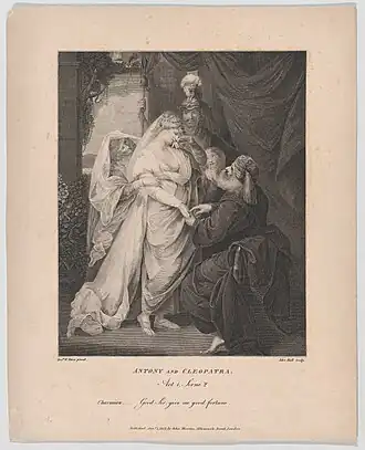Ets van Antony and Cleopatra, Akt 1; scène 2. 1817