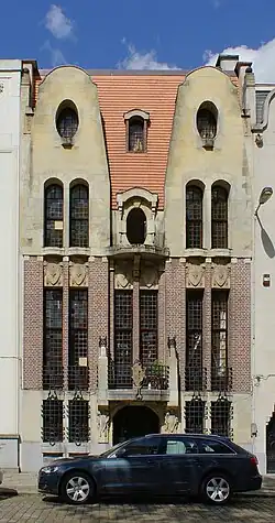 Huis "Lianahal", eigen woning van Jef Huygh.