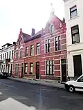 Ensemble van stadswoningen in neo-Vlaamse renaissance