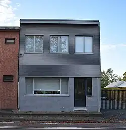 Sober, modernistisch huis