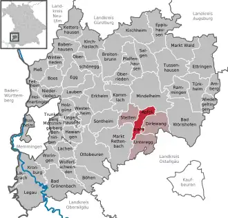 Kaart van Apfeltrach