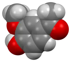Ruimtelijk model van apocynine