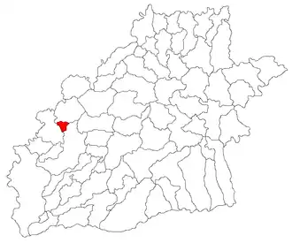 Kaart van Apoldu de Jos