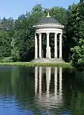 De Apollotempel in Schlosspark Nymphenburg (München)