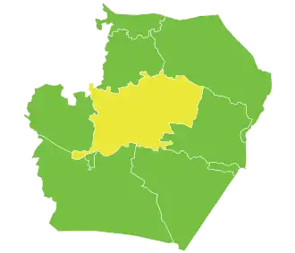 Kaart van Nahiya Raqqa