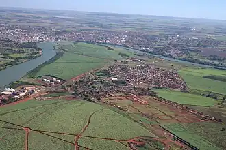 Araporã van boven gezien