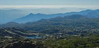 het Aravalligebergte vanaf de Guru Shikhar