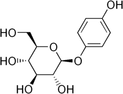 Structuurformule van arbutine