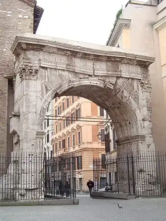 De Boog van Gallinus, de oude Porta Esquilina