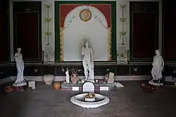 Interieur van de Romeinse tempel