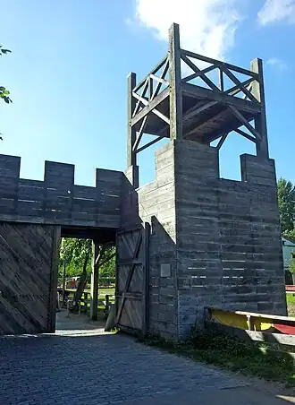 Archeon Houten verdedigingswerk gebaseerd op ValkenburgZH 2016