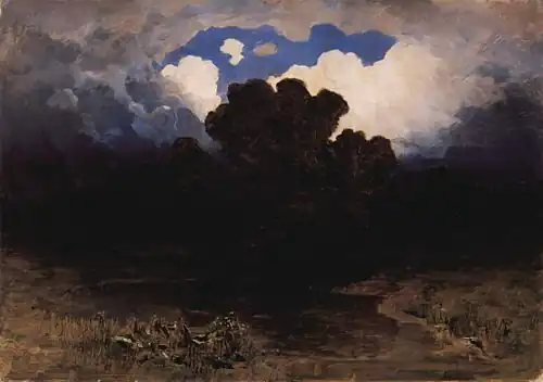 Branding en Wolken, 1882, Russisch Museum, St. Petersburg
