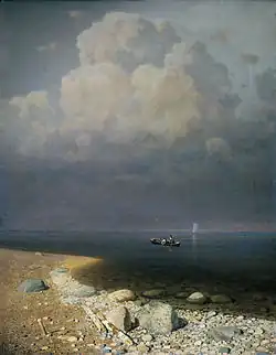 Het meer Ladoga, 1871, Russisch Museum, St.&nbsp;Petersburg