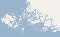 kaart van de Scherenzee