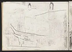 Pagina 4: Architectuurstudies, waaronder twee schoorstenen