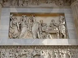 Bas-reliëf van het Congres van Wenen