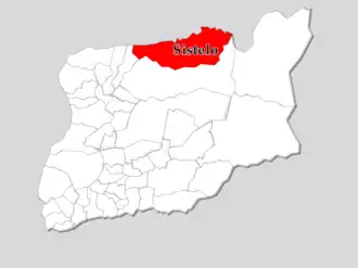 Kaart van Sistelo