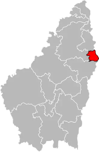 Locatie van het kanton