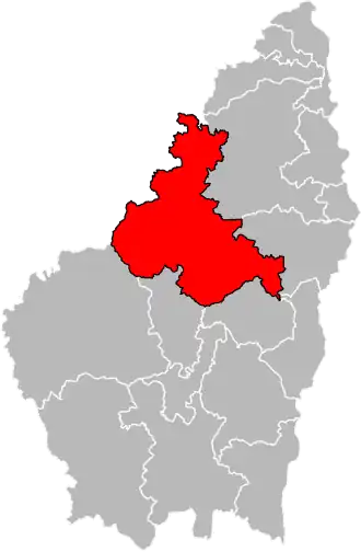 Locatie van het kanton