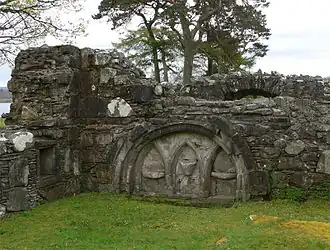 Ardchattan Priory: koor