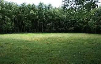 Ardunie Roman Signal Station: de greppel is nog net zichtbaar.