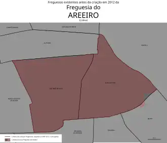 Kaart van Alto do Pina