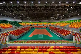 Binnen in de Areno do Futuro